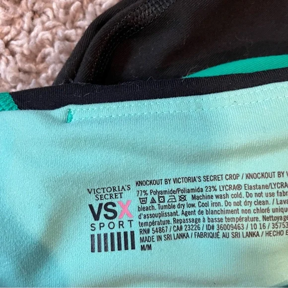 Victoria secret sport capri leggings medium inseam 16” - Picture 3 of 4